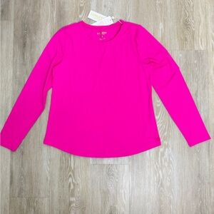 Lilly Pulitzer Westley Luxletic Long Sleeve Crewneck Top - NWT. Sz M
